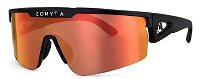 Zoryta Horizon Matte Black / Fire Red Mirror
